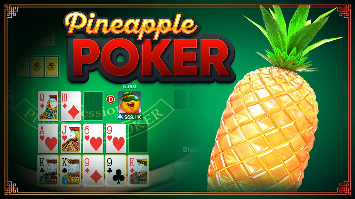 How to play Chinese poker Pineapple