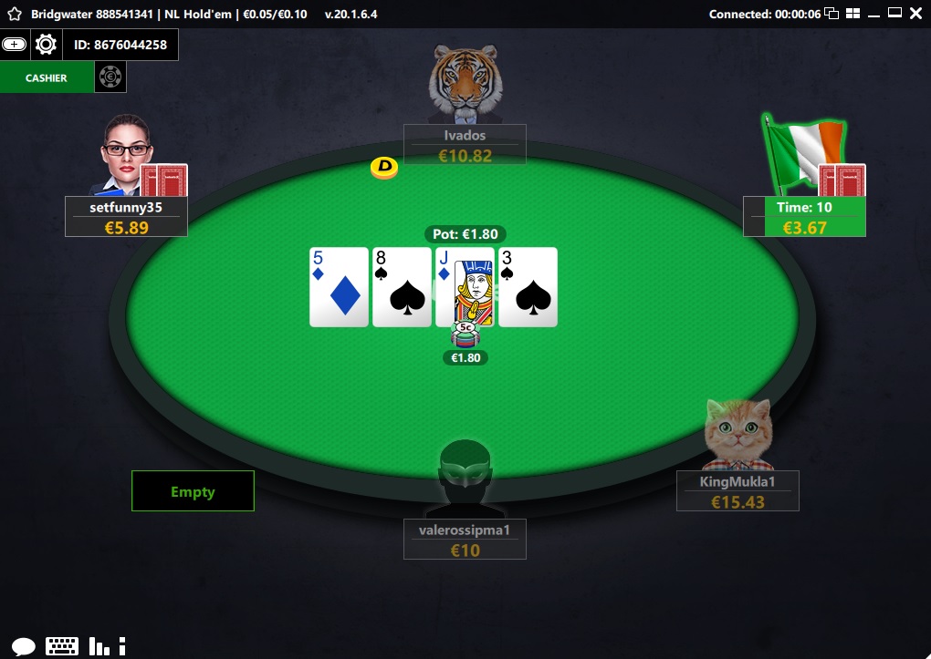 Betsafe Poker gameplay