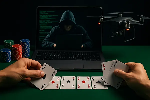 drone cheating poker