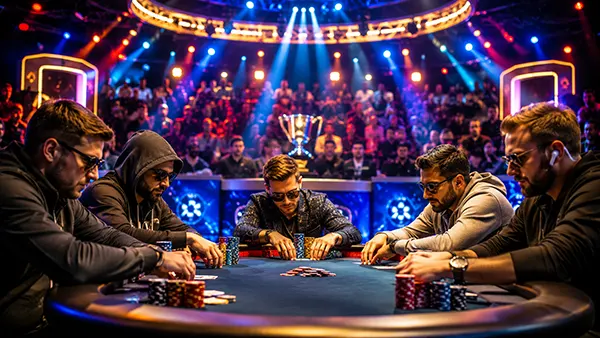 Giocatori torneo poker